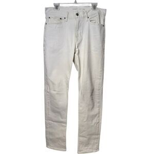 Old Navy Jeans 32 X 32 Men’s 5-Pocket White Slim Built In Flex Sz.